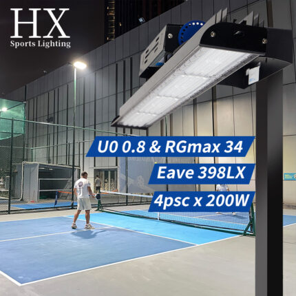 Professional Anti-Glare LED Pickleball Court Lights IP65 Waterproof Outdoor Indoor Sports Stadium Lighting High Brightness
