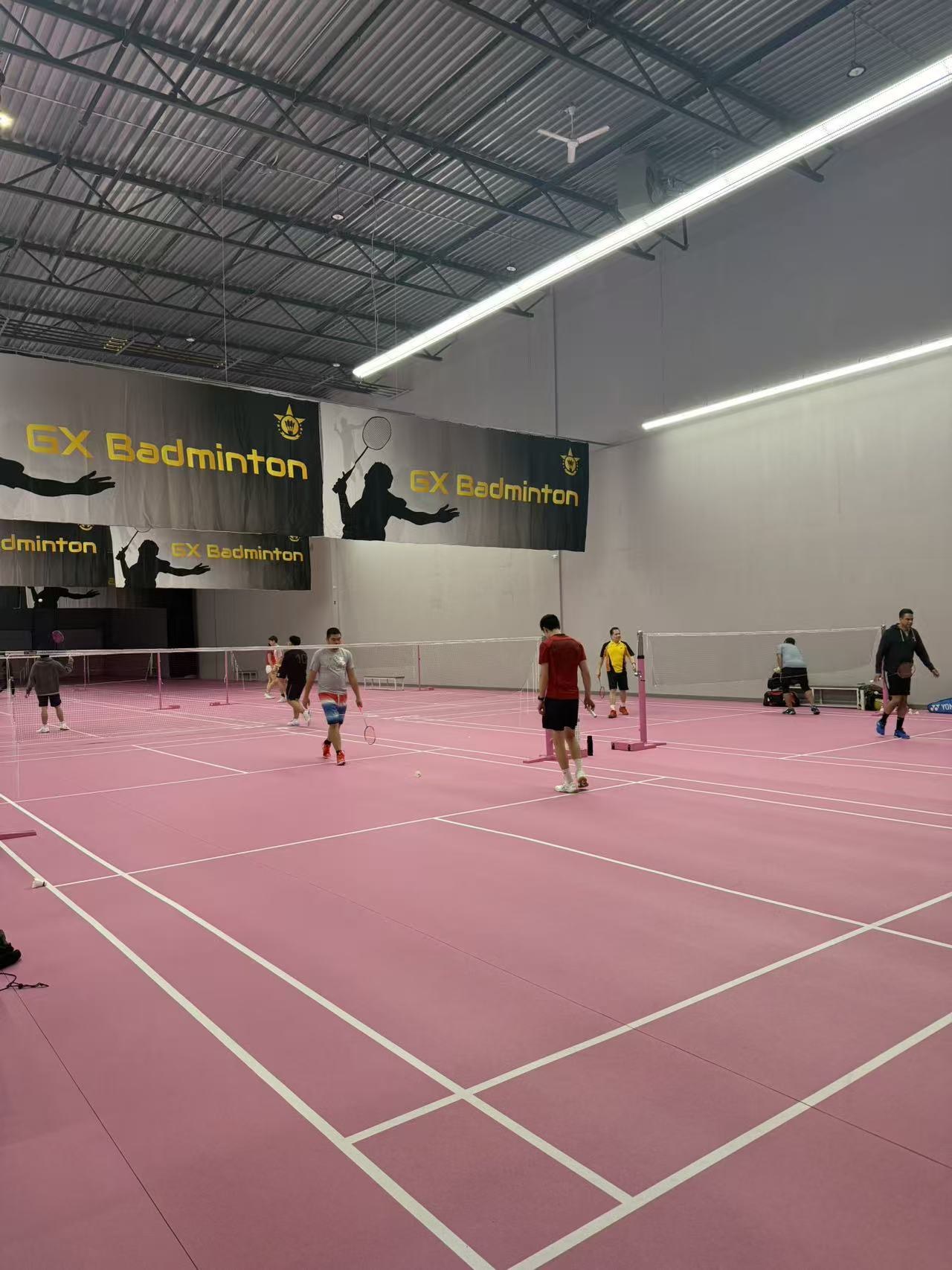 Huasport double-layer honeycomb grille anti-glare badminton court light structure